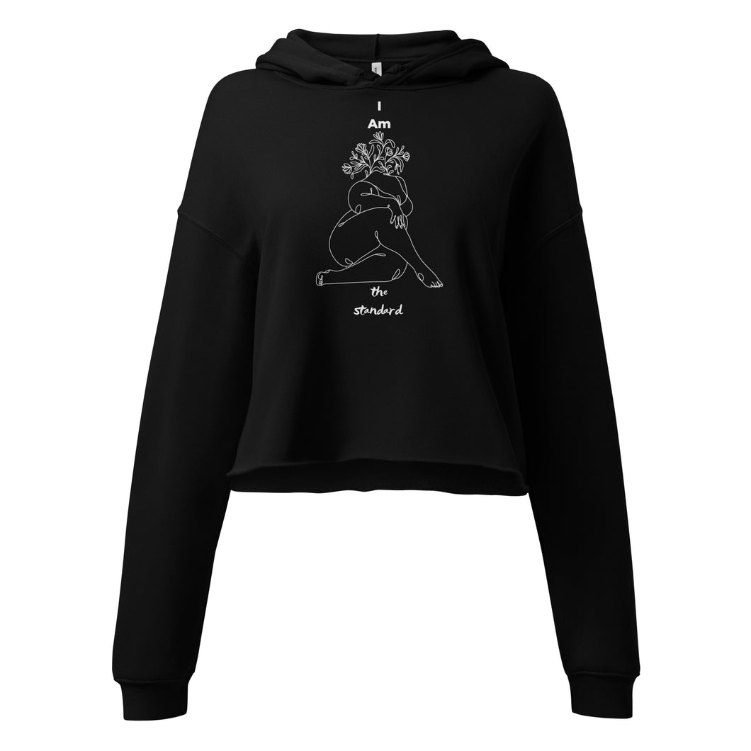 APPLE - I AM The Standard Crop Hoodie